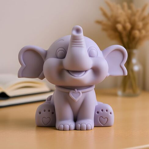 Elephant Candle Molds Elephant Animal Resin Casting Mold for Candles Making Aromatherapy Candles Handmade Wax Home Decor in Kuwait