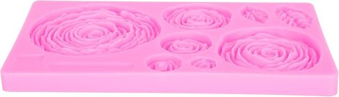 Flower Pattern Silicone Mold, DIY Cake Chocolate Soap Candle Resin, with Flexible Non Stick Surface, for Crafting Baking Decorations in Kuwait