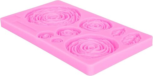 Flower Pattern Silicone Mold, DIY Cake Chocolate Soap Candle Resin, with Flexible Non Stick Surface, for Crafting Baking Decorations in Kuwait