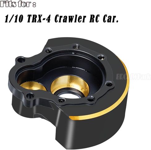 Brass Portal Covers Weights Upgrades Part for 1/10 TRX-4 RC Crawler,2PCS Brass Portal Covers Weights,Black in Kuwait