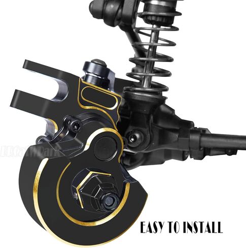 Brass Portal Covers Weights Upgrades Part for 1/10 TRX-4 RC Crawler,2PCS Brass Portal Covers Weights,Black in Kuwait