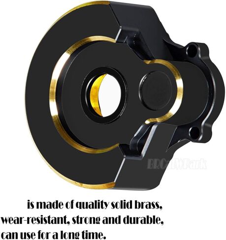 Brass Portal Covers Weights Upgrades Part for 1/10 TRX-4 RC Crawler,2PCS Brass Portal Covers Weights,Black in Kuwait