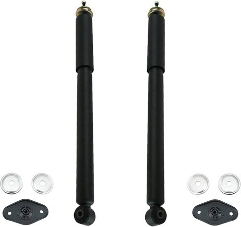 TRQ Rear Suspension Kit Shock Absorber Shock Mount Kit Compatible with 2005-2019 Chrysler 300 2012-2019 Dodge Challenger 2006-2019 Charger 2005-2008 Magnum in Kuwait