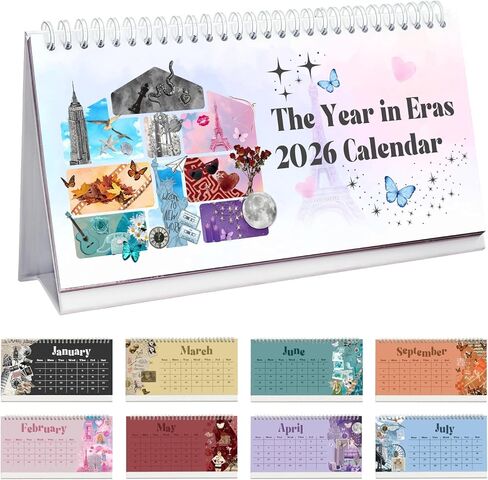 Singer Inspired Desk Calendar 2026 Best Era Design Gift for Music Fans Desk Decoration for Home & Office in Saudi Arabia