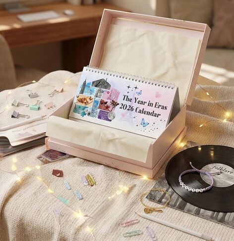 Singer Inspired Desk Calendar 2026 Best Era Design Gift for Music Fans Desk Decoration for Home & Office in Saudi Arabia