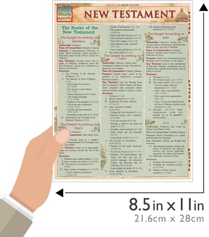 New Testament: QuickStudy Laminated Reference Guide (QuickStudy Academic) in Saudi Arabia
