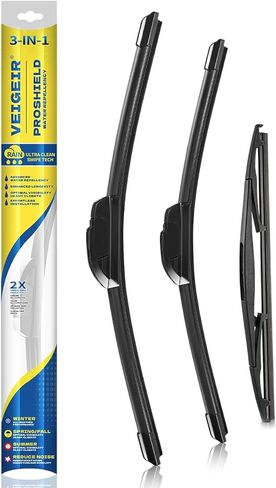 3 Pack Windshield Wiper Blades Compatible with Subaru Forester 2014-2018 and Subaru Legacy 2015-2019, Front and Rear, 26" 17" 14" in Saudi Arabia
