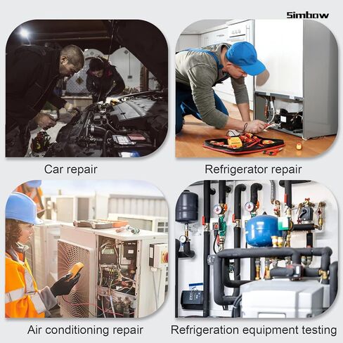 Refrigerant Leak Detector for HVAC & Automotive AC, WJL-6000pro Freon Leak Detector with UV & LED Light AC Sniffer for R22 R410A R134A R1234YF CFCs HCFCs HFCs Automotive Gas Finder in Saudi Arabia