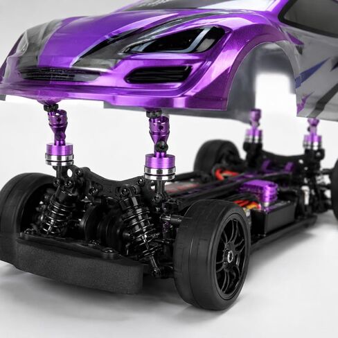 Magnetic Body Mount for SCX10 4WD 1:10 Electric RC Car, and Easy to Install, 4 Pieces for Hobbyists, YellowBlackPurple (Purple) in Kuwait