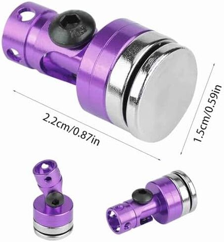 Magnetic Body Mount for SCX10 4WD 1:10 Electric RC Car, and Easy to Install, 4 Pieces for Hobbyists, YellowBlackPurple (Purple) in Kuwait