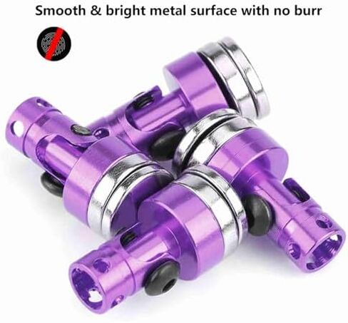 Magnetic Body Mount for SCX10 4WD 1:10 Electric RC Car, and Easy to Install, 4 Pieces for Hobbyists, YellowBlackPurple (Purple) in Kuwait