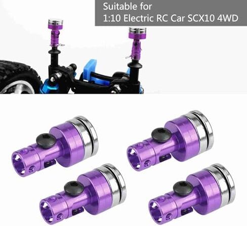 Magnetic Body Mount for SCX10 4WD 1:10 Electric RC Car, and Easy to Install, 4 Pieces for Hobbyists, YellowBlackPurple (Purple) in Kuwait
