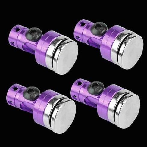 Magnetic Body Mount for SCX10 4WD 1:10 Electric RC Car, and Easy to Install, 4 Pieces for Hobbyists, YellowBlackPurple (Purple) in Kuwait