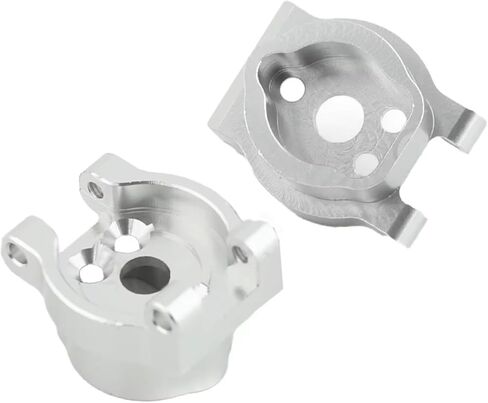 RC Spare Part Compatible with Traxxas for TRX4 1/10 RC Crawler Car Upgrades Parts Accessories 2Pcs Metal Rear Portal Axle C Mount 8256(Silver) in Kuwait