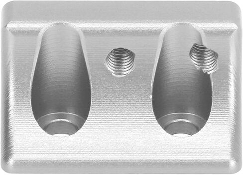 Generic سيارة RC Panhard Mount من سبائك الألومنيوم عالية القوة لاستبدال مقياس SCX10 II 1/10 المحوري مع مقاومة التآكل المتينة والقيادة السلسة (فضي) in Saudi Arabia