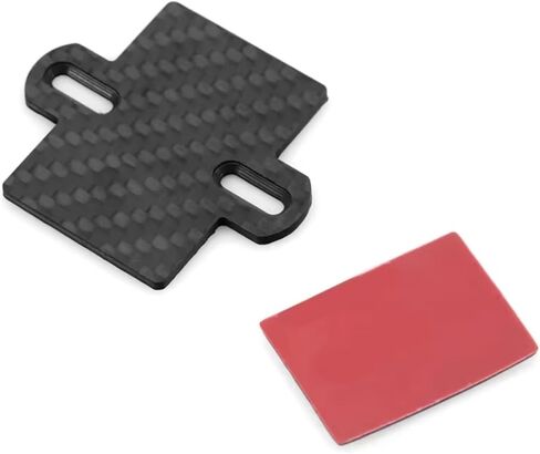 RC Spare Part Compatible with Traxxas for Slash 4X4 2WD 1/10 RC Car Upgrade Parts Replacement Carbon Fiber Pattern ESC Mount Plate in Kuwait