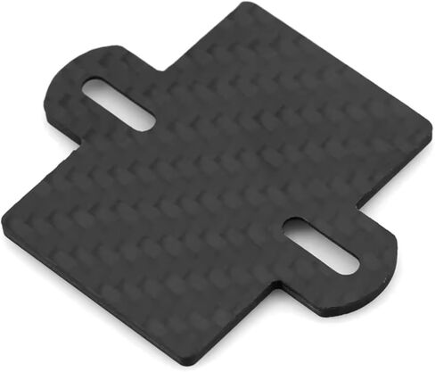 RC Spare Part Compatible with Traxxas for Slash 4X4 2WD 1/10 RC Car Upgrade Parts Replacement Carbon Fiber Pattern ESC Mount Plate in Kuwait
