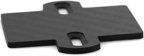 RC Spare Part Compatible with Traxxas for Slash 4X4 2WD 1/10 RC Car Upgrade Parts Replacement Carbon Fiber Pattern ESC Mount Plate in Kuwait