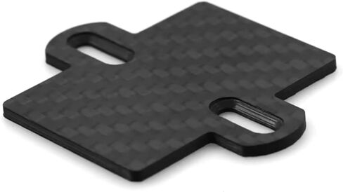 RC Spare Part Compatible with Traxxas for Slash 4X4 2WD 1/10 RC Car Upgrade Parts Replacement Carbon Fiber Pattern ESC Mount Plate in Kuwait