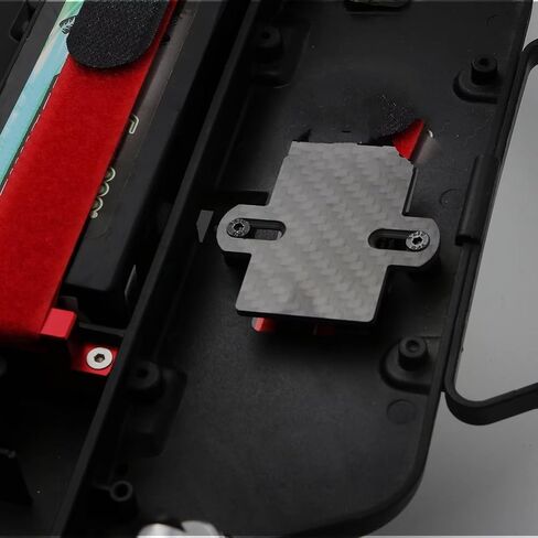 RC Spare Part Compatible with Traxxas for Slash 4X4 2WD 1/10 RC Car Upgrade Parts Replacement Carbon Fiber Pattern ESC Mount Plate in Kuwait