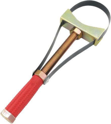 Adjustable oil filter wrench,Heavy duty oil filter wrench, strap wrench, for large trucks/tractors/excavators, disassembly tool - adjustable strap with a diameter of 9-15cm Diameter in Kuwait