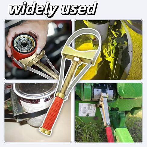 Adjustable oil filter wrench,Heavy duty oil filter wrench, strap wrench, for large trucks/tractors/excavators, disassembly tool - adjustable strap with a diameter of 9-15cm Diameter in Kuwait
