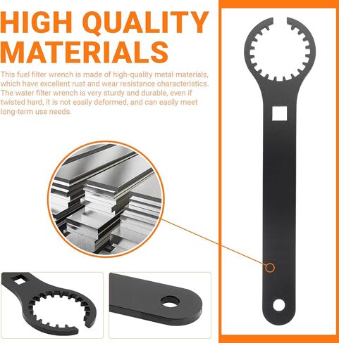 Fuel Filter Water Cup Separator Wrench Tool for Yamaha 4-Stroke 150-350HP F150-F350 2.6L & 3.3L 2006-Current - Oil Filter Removal Tool, Replaces 6P3-WS24A Filter Cup & YB-ACC04 in Kuwait