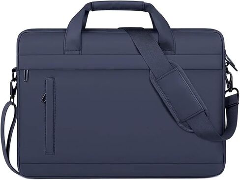 Briefcase Men Briefcase Bag Business PU Leather Shoulder Messenger Bags Office Handbags 14 Inch Laptop in Saudi Arabia