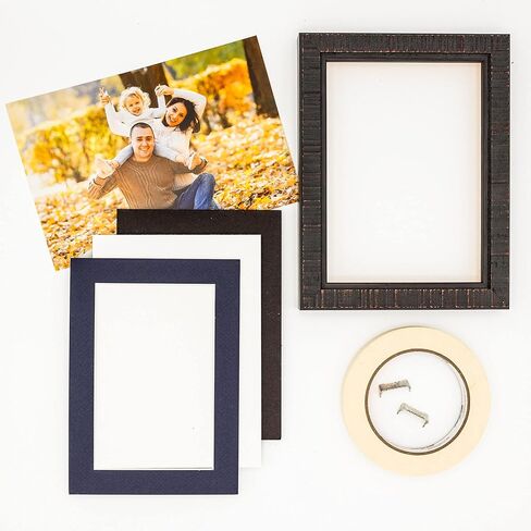 Poster Palooza 18x24 Mat Bevel Cut for 15x19 Photos - Acid Free Navy Precut Matboard - For Pictures, Photos, Framing - 4-ply Thickness in Kuwait