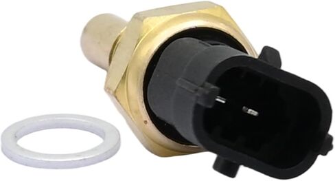 Engine Coolant Temperature Sensor Compatible with Suzuki Grand Vitara XL-7 Replaces 12566778 12639899 1365078J00 15393755 2131581 2134777 30561771 30564036 30582830 30592391 V6 3.2L 10 09 08 07 in Kuwait
