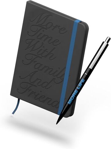 دفتر ملاحظات وقلم رسمي من مجلة More Life Leather in Kuwait