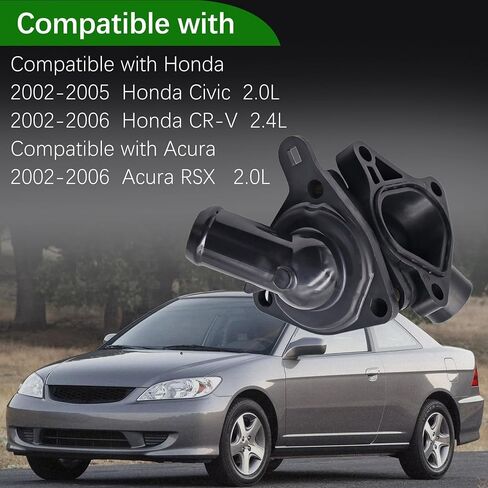 19320-PNA-003 مبيت منظم حرارة مبرد المحرك مناسب لهوندا سيفيك 2002-2005 2.0L, CR-V 2002-2006 2.4L لـ Acura RSX 2002-2006 2.0L استبدال 19301-PNA-003 19320PNA003 in Kuwait