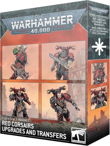 Games Workshop - Warhammer 40K - Chaos Space Marines - Red Corsairs Upgrades and Transfers in Kuwait