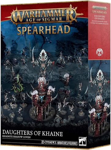 ورشة الألعاب Warhammer: Age of Sigmar - بنات رأس الحربة من Khaine - Khainite Shadow Coven in Kuwait