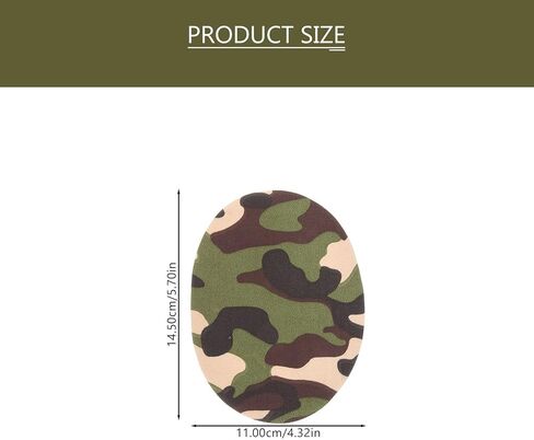 Angoily Iron on Patches for Clothes 10Pcs Camouflage Cloth Repair Patches for Jackets Jeans DIY Sewing Decoration Durable Fabric Patches for Camping Outdoor Use in Kuwait
