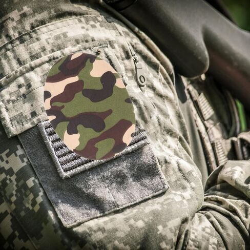Angoily Iron on Patches for Clothes 10Pcs Camouflage Cloth Repair Patches for Jackets Jeans DIY Sewing Decoration Durable Fabric Patches for Camping Outdoor Use in Kuwait