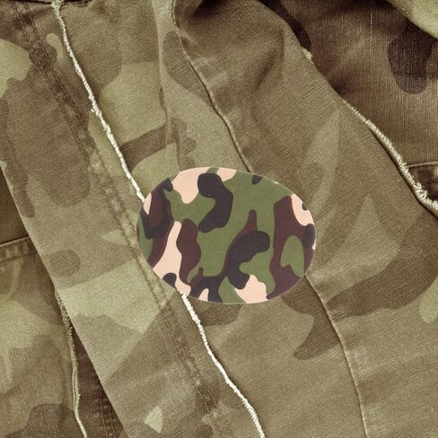 Angoily Iron on Patches for Clothes 10Pcs Camouflage Cloth Repair Patches for Jackets Jeans DIY Sewing Decoration Durable Fabric Patches for Camping Outdoor Use in Kuwait