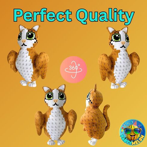 Meowl Plush 10" Steal a Brainrot Plush Meme AI-Crafted Stuffed Figure Pillow for Video Game Fans Room Decor in Saudi Arabia