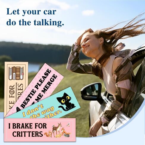 Girls Will Be Girls Funny Car Bumper Magnet, Waterproof Feminist Praying Mantis Sticker or Magnet, Women Rights Resist Magnets for Bumper Fridge Locker, Liberal Car Accessories for Feminist in Kuwait