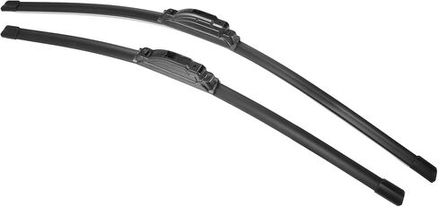 X AUTOHAUX 2 قطعة 26 "+23" سيليكون الجبهة ممسحة زجاج أمامي شفرة لهوندا سيفيك كوبيه 2009-2011 ممسحة الزجاج الأمامي OE استبدال مجموعة جميع المواسم J/U هوك in Kuwait
