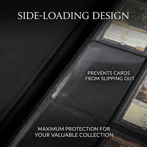 3600+ Pockets Trading Card Binder, 36-Pocket Card Ablum Compatible with MTG,Sports Cards & Other Standard Size Trading Card (BLACK) in Saudi Arabia