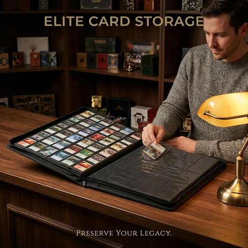 3600+ Pockets Trading Card Binder, 36-Pocket Card Ablum Compatible with MTG,Sports Cards & Other Standard Size Trading Card (BLACK) in Saudi Arabia