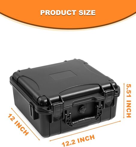 QINGUANG Toploader Storage Box for 3" x 4" 35pt Rigid Card - IP67 Waterproof Trading Card Case for Sports Cards with 6 Removable Dividers - Fits Top Loaders/Magnetic Card Holders (Holds 400+) in Saudi Arabia