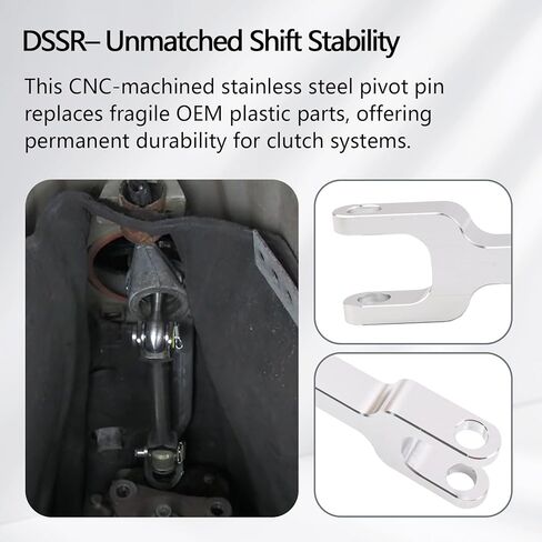 DSSR Selector Rod Compatible with BMW E36's M3s 328i/s Models Billet Aluminum Double Shear Shifter Upgrade Replacement for 25111222738 & 25111222019​ in Saudi Arabia
