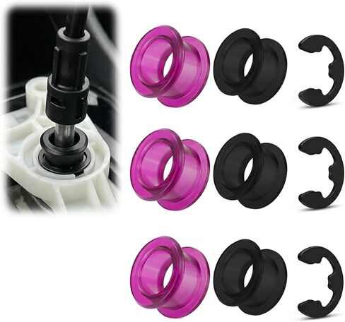 3PCS Shifter Bushing Repair Kit Compatible with OEM# 33820-02370B 33835-08010, Shift Linkage Bushing Replacement for Transmission Cable Fix, Smooth Shifting Performance in Saudi Arabia