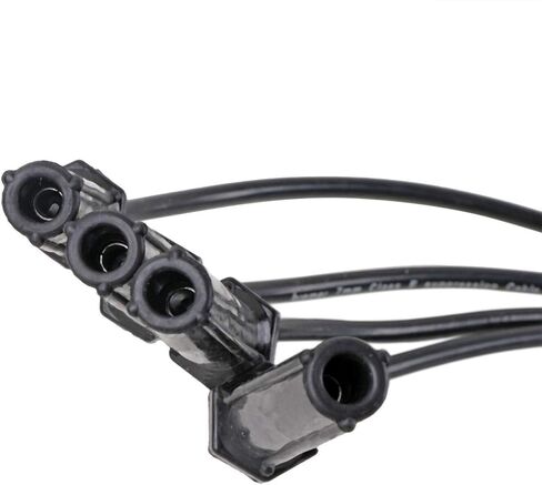 أسلاك توصيل الإشعال 7 مم 4 قطع مجموعة لـ 98-03 Chevy S10 لـ 93-97 Cavalier لـ 94-95 98-03 GMC Sonoma لـ 93-96 Buick Century لـ 98-00 Isuzu Hombre L4 2.2L in Kuwait