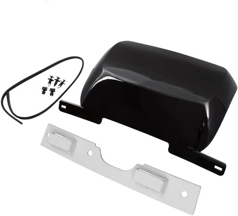 Brock Replacement Rear Bumper Trailer Hitch Tow Cover Painted Black Compatible with 2007-2014 Suburban Tahoe Yukon 19172860 in Kuwait
