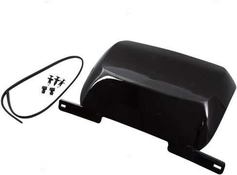 Brock Replacement Rear Bumper Trailer Hitch Tow Cover Painted Black Compatible with 2007-2014 Suburban Tahoe Yukon 19172860 in Kuwait