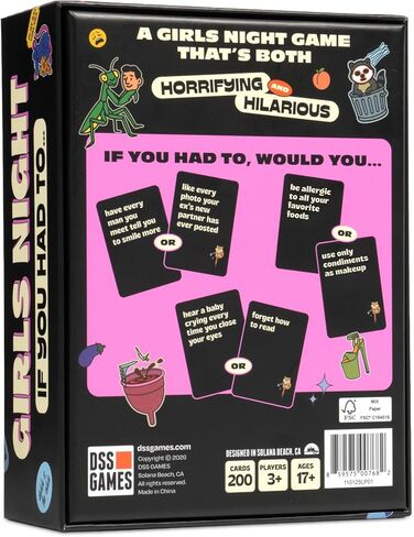 The Girls Night If You Had To… Game [Funny Would You Rather Cards for Women | Perfect for Bachelorette Parties, Birthdays, Gifts for Best Friend, Girls Trips | Adult Party Game for Ages 17+] in Kuwait