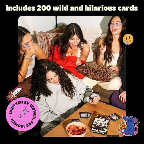 The Girls Night If You Had To… Game [Funny Would You Rather Cards for Women | Perfect for Bachelorette Parties, Birthdays, Gifts for Best Friend, Girls Trips | Adult Party Game for Ages 17+] in Kuwait